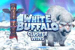 Арт слота White Buffalo Cluster Wins